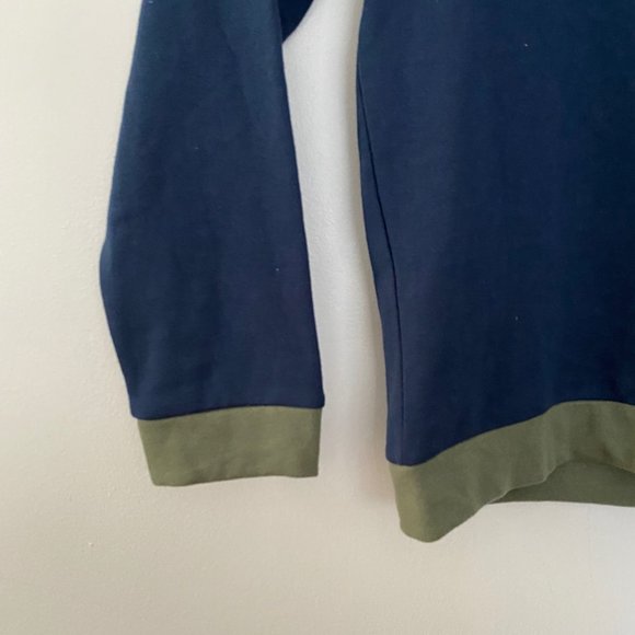 NEW Onia Hudson Colorblock Crewneck Sweater Blue - Picture 4 of 10